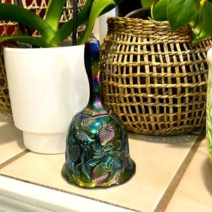 Fenton? Carnival Glass Bell